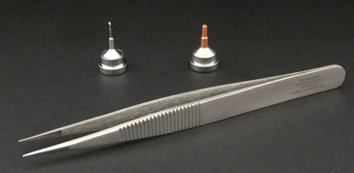 Stainless Steel Locking Head and Shank Tweezers - RioGrande