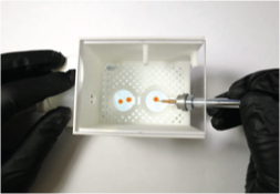 Top View of Humidity Controlled Chamber Watershed – A Humidity Controlled Workstation For Protein Crystallography