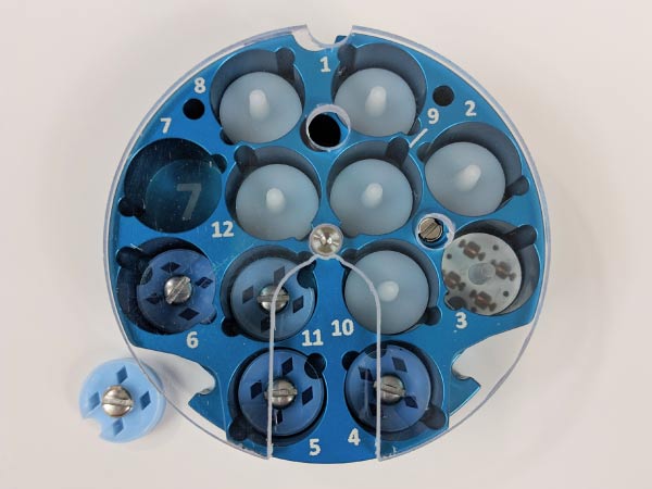 Cryo Em Pucks 12 Holes Accommodate Standard Cryo Grid Boxes MiTeGen Cryo-EM Pucks Generation 2.0