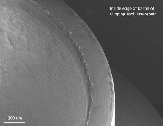 Inside Edge Barrel Clipping Tool Prerepair