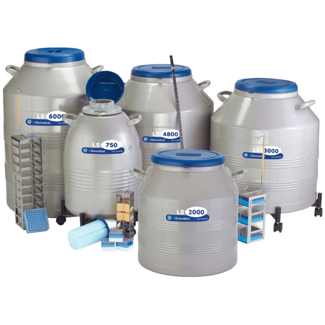 Cryogenic Refrigerators For Liquid or Vapor Stage Vial Storage LS Series