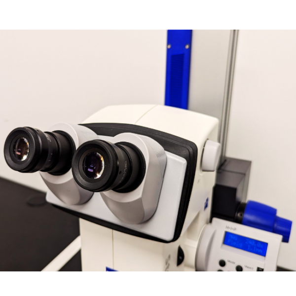 MiTeGen V201 Stereo Microscope Eyepiece Closeup