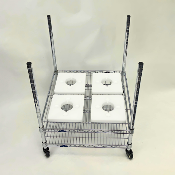 Dry Shipper Warming and Drying Rack Empty