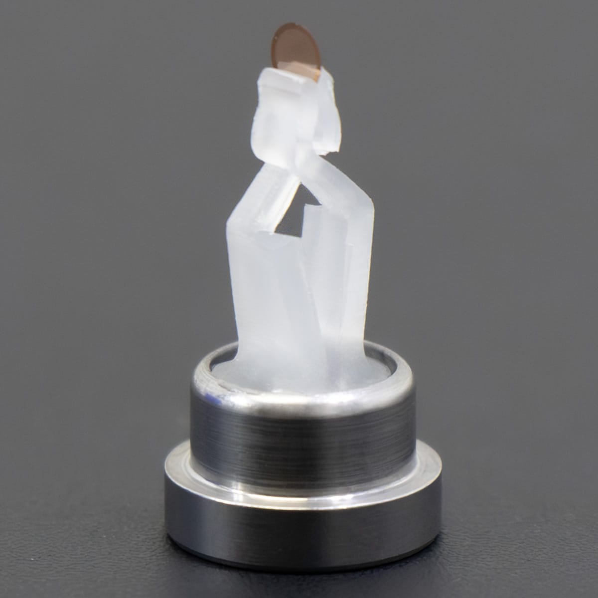 CryoClamp Tweezer Base, Updated Polypropylene Clamp Material, In Use